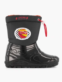 Cars Babyschoenen-Zwarte Regenlaars Gevoerd