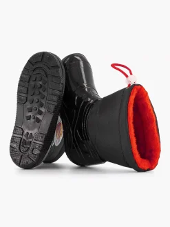 Cars Babyschoenen-Zwarte Regenlaars Gevoerd