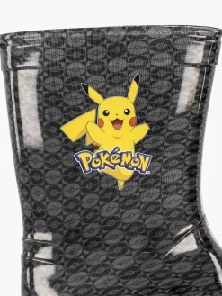Pokémon Jongensschoenen-Zwarte Regenlaars Pokemon