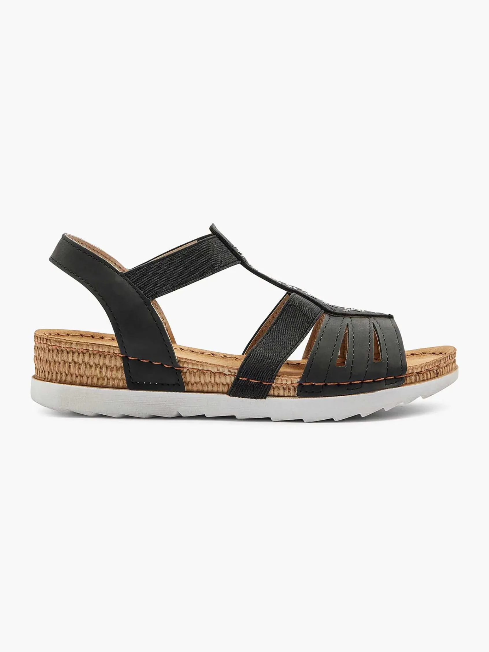 Easy Street Comfort Schoenen-Zwarte Sandaal