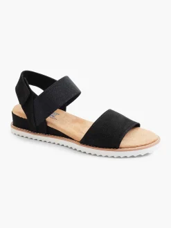 Skechers Sandalen-Zwarte Sandaal Desert Kiss