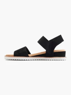 Skechers Sandalen-Zwarte Sandaal Desert Kiss