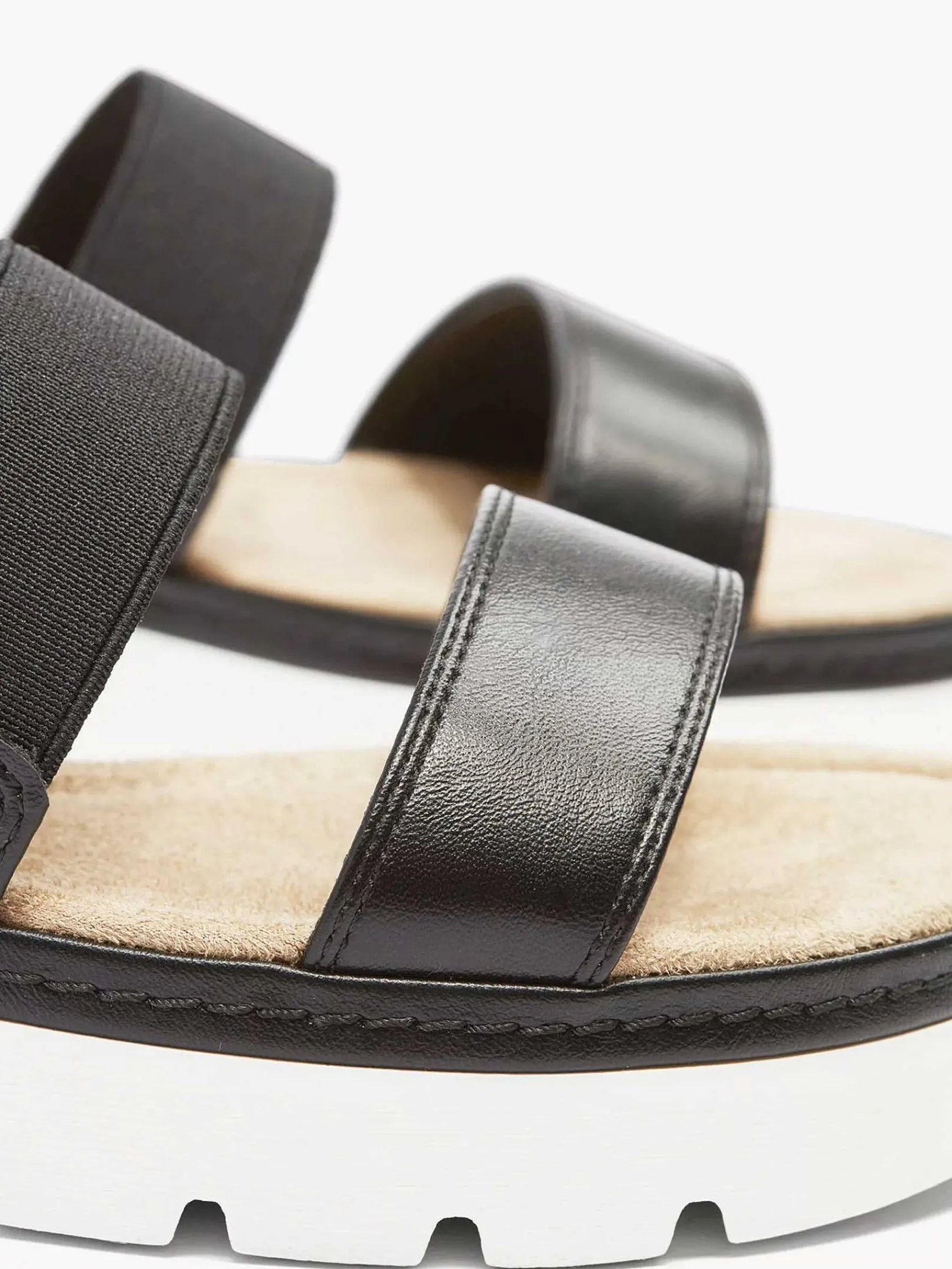Esprit Sandalen-Zwarte Sandaal Elastisch