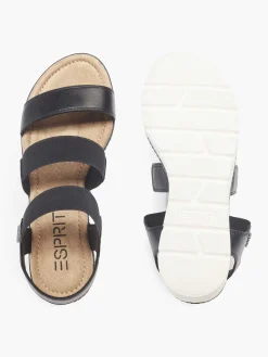 Esprit Sandalen-Zwarte Sandaal Elastisch