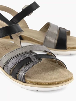 Easy Street Sandalen-Zwarte Sandaal Gespsluiting