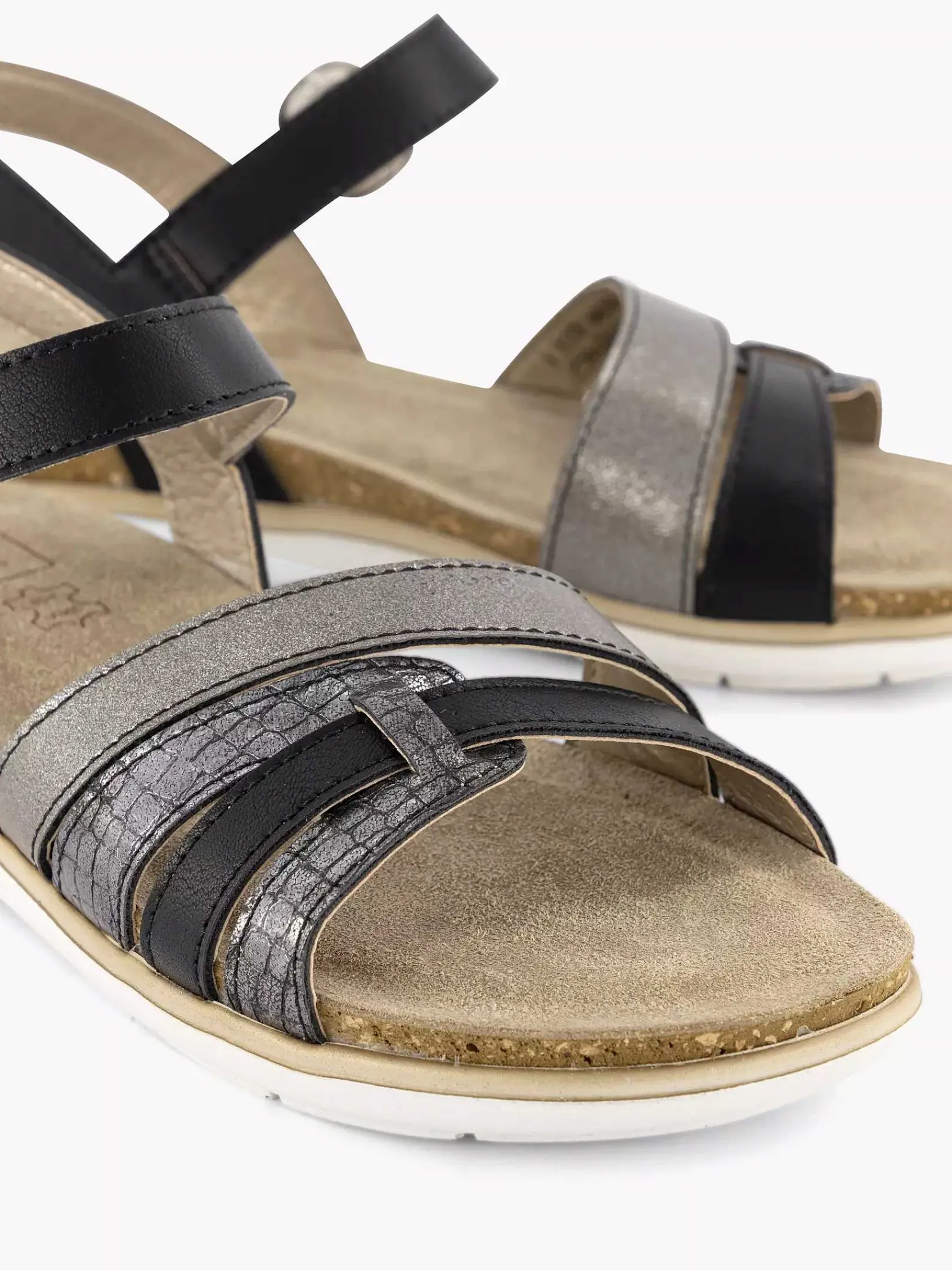 Easy Street Sandalen-Zwarte Sandaal Gespsluiting