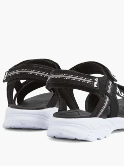 FILA Jongensschoenen-Zwarte Sandaal Klittenband