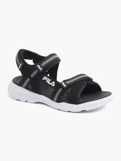 FILA Jongensschoenen-Zwarte Sandaal Klittenband