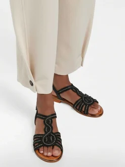 Graceland Sandalen-Zwarte Sandaal Sierketting