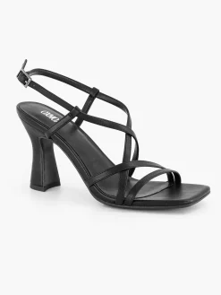 Oxmox Sandalen-Zwarte Sandalette