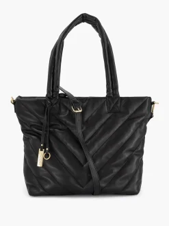 Graceland Online Exclusive Accessoires-Zwarte Schoudertas Doorgestikt