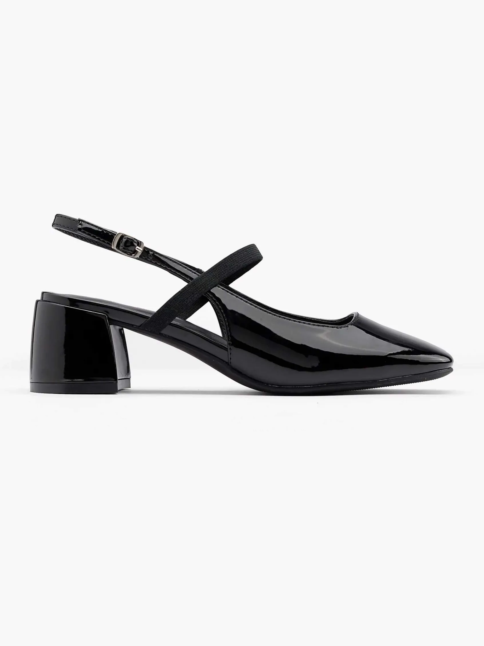 Graceland Pumps-Zwarte Slingback