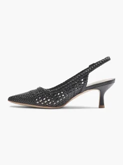 Graceland Pumps-Zwarte Slingback Pump