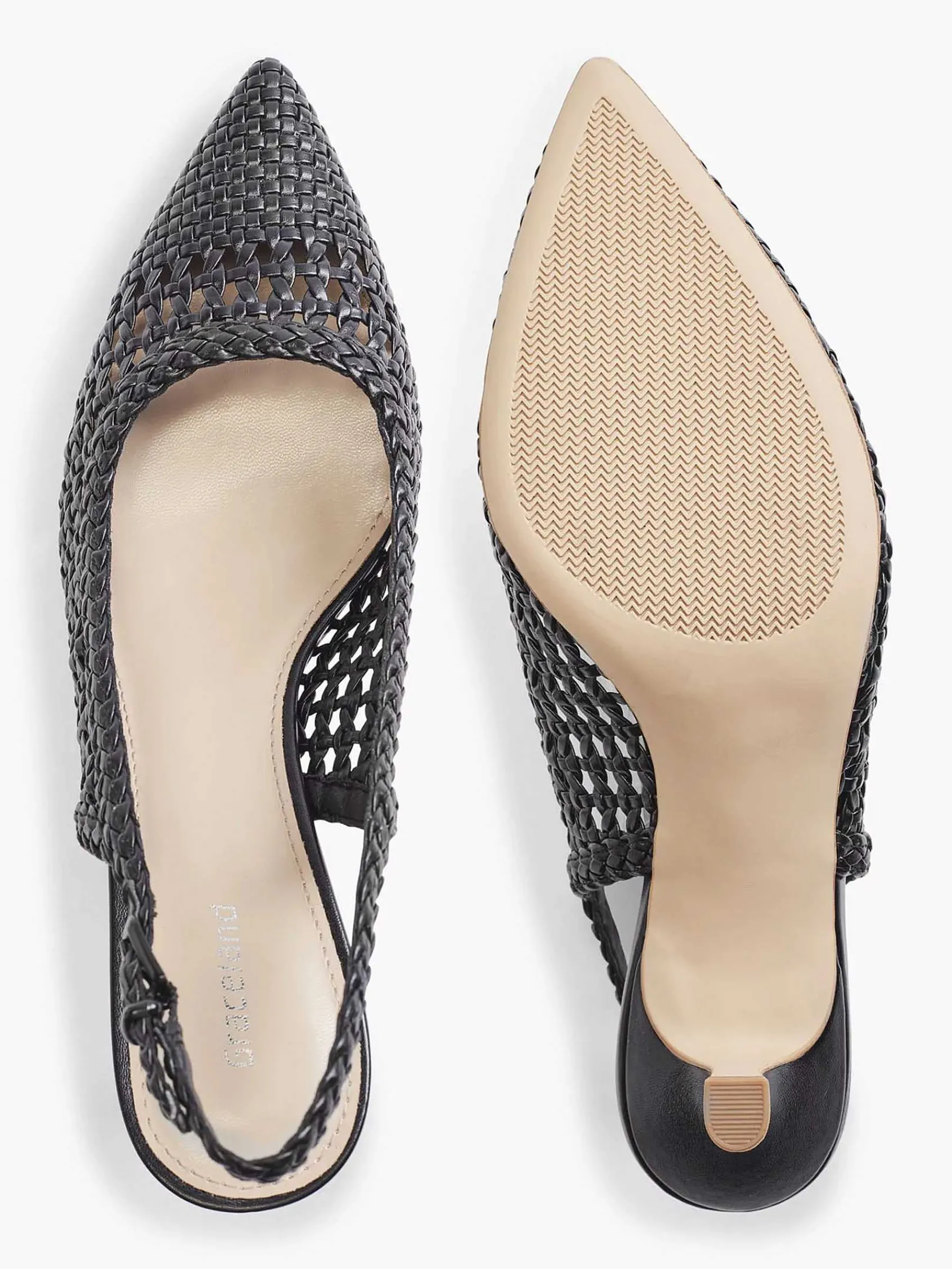 Graceland Pumps-Zwarte Slingback Pump