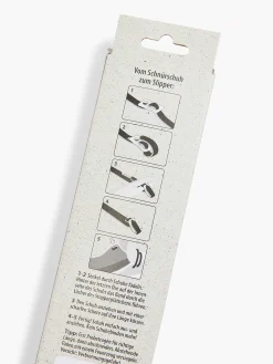 vanHaren Jongensschoenen-Zwarte Slip & Go Veter