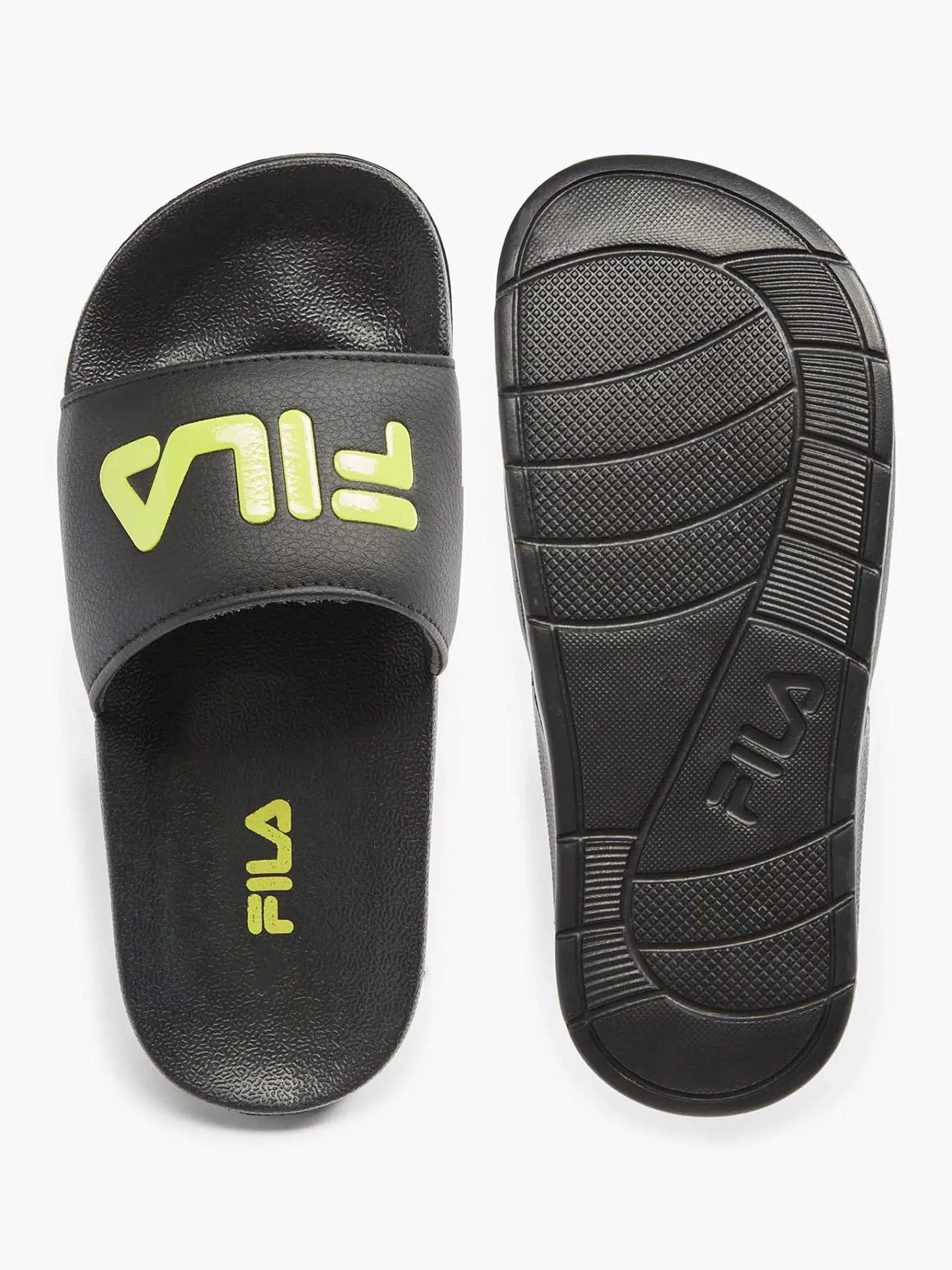 FILA Jongensschoenen-Zwarte Slipper