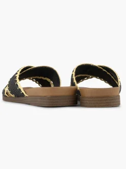 Graceland Slippers-Zwarte Slipper