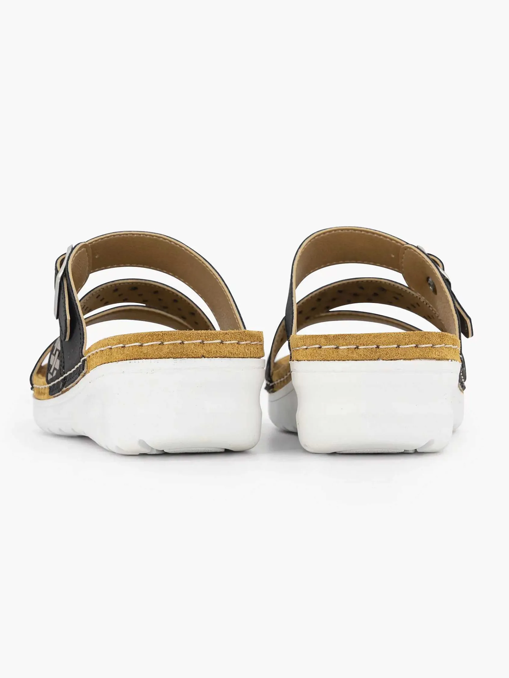 Easy Street Slippers-Zwarte Slipper