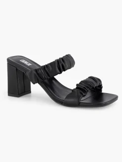 Oxmox Sandalen-Zwarte Slipper Hak