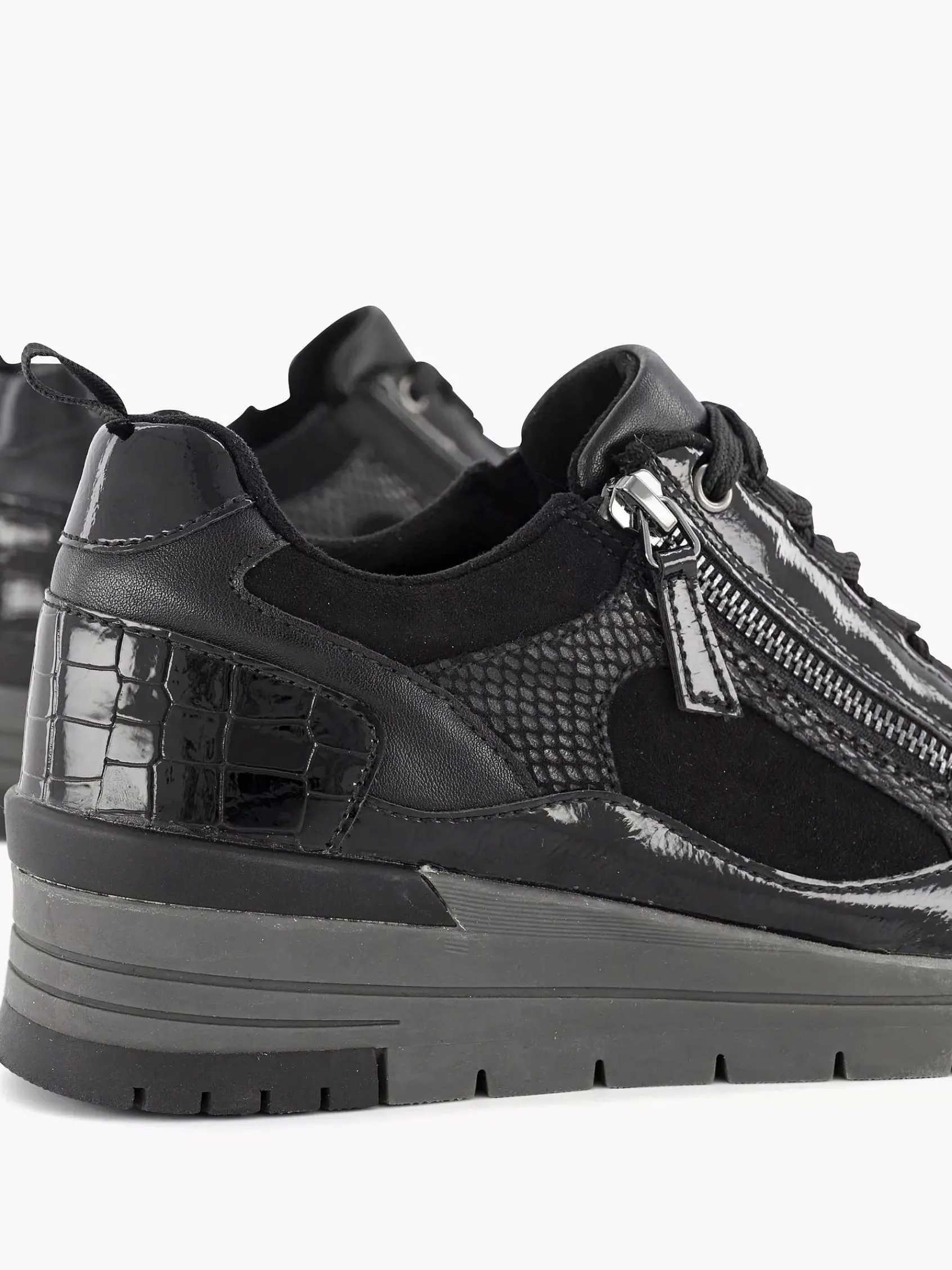 Easy Street Comfort Schoenen-Zwarte Sneaker