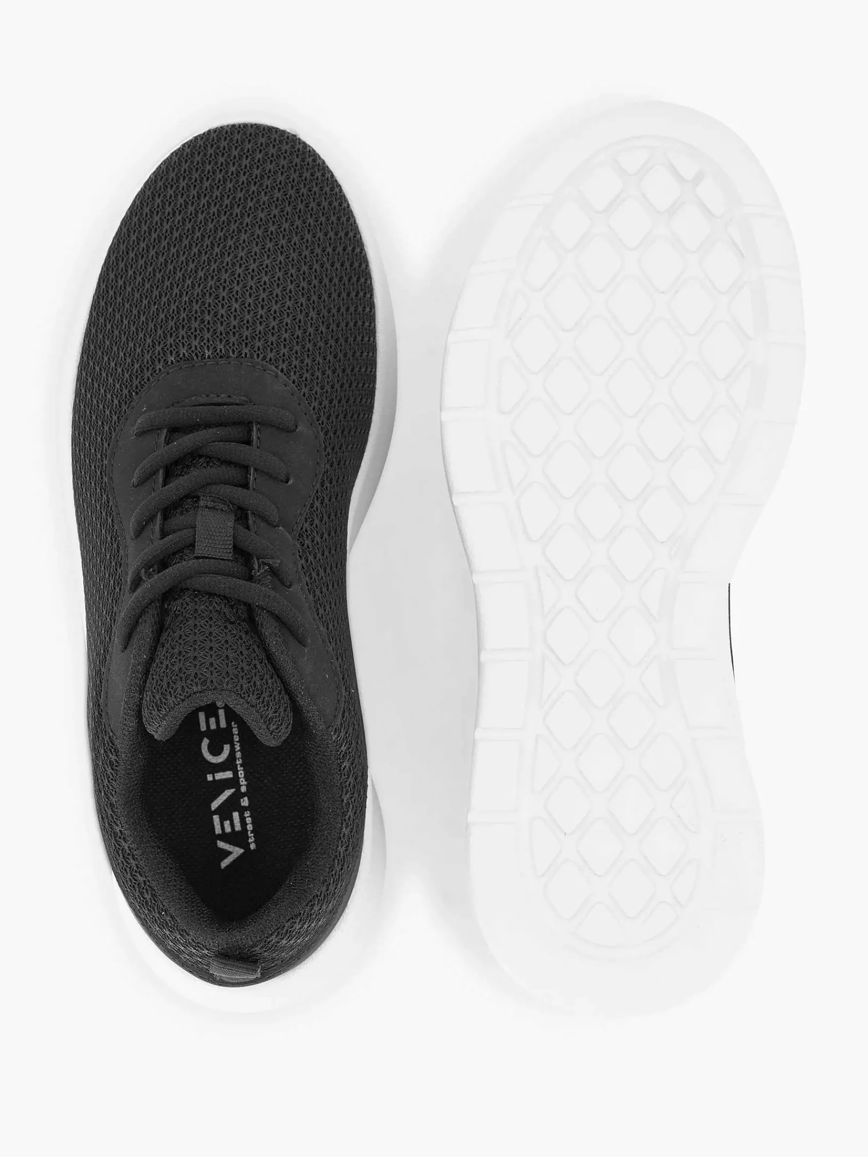 Venice Sneakers-Zwarte Sneaker