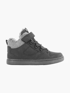 Vty Jongensschoenen-Zwarte Sneaker Gevoerd