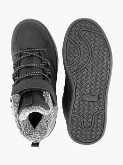 Vty Jongensschoenen-Zwarte Sneaker Gevoerd