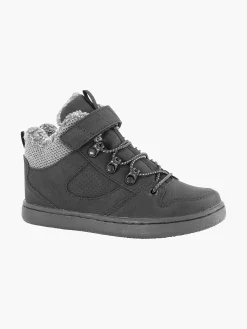 Vty Jongensschoenen-Zwarte Sneaker Gevoerd