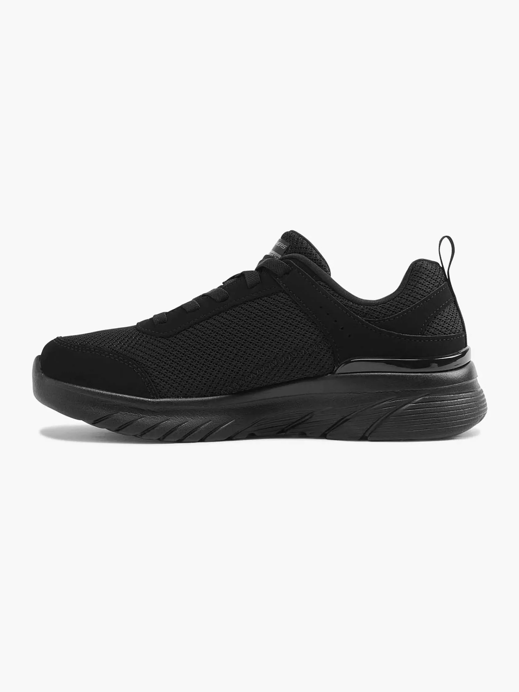 Skechers Sneakers-Zwarte Sneaker Memory Foam
