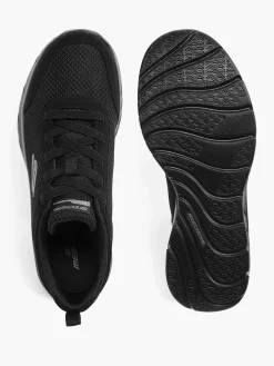Skechers Sneakers-Zwarte Sneaker Memory Foam