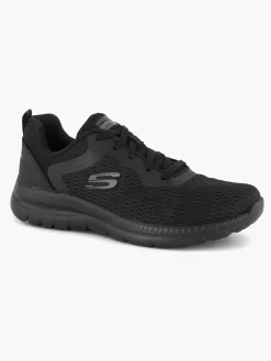 Skechers Sneakers-Zwarte Sneaker Memory Foam