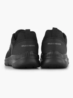 Skechers Sneakers-Zwarte Sneaker Memory Foam