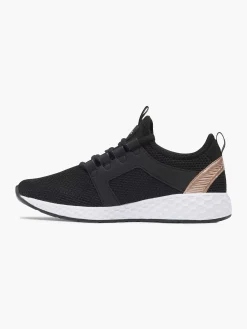 Bench Sneakers-Zwarte Sneaker Memory Foam