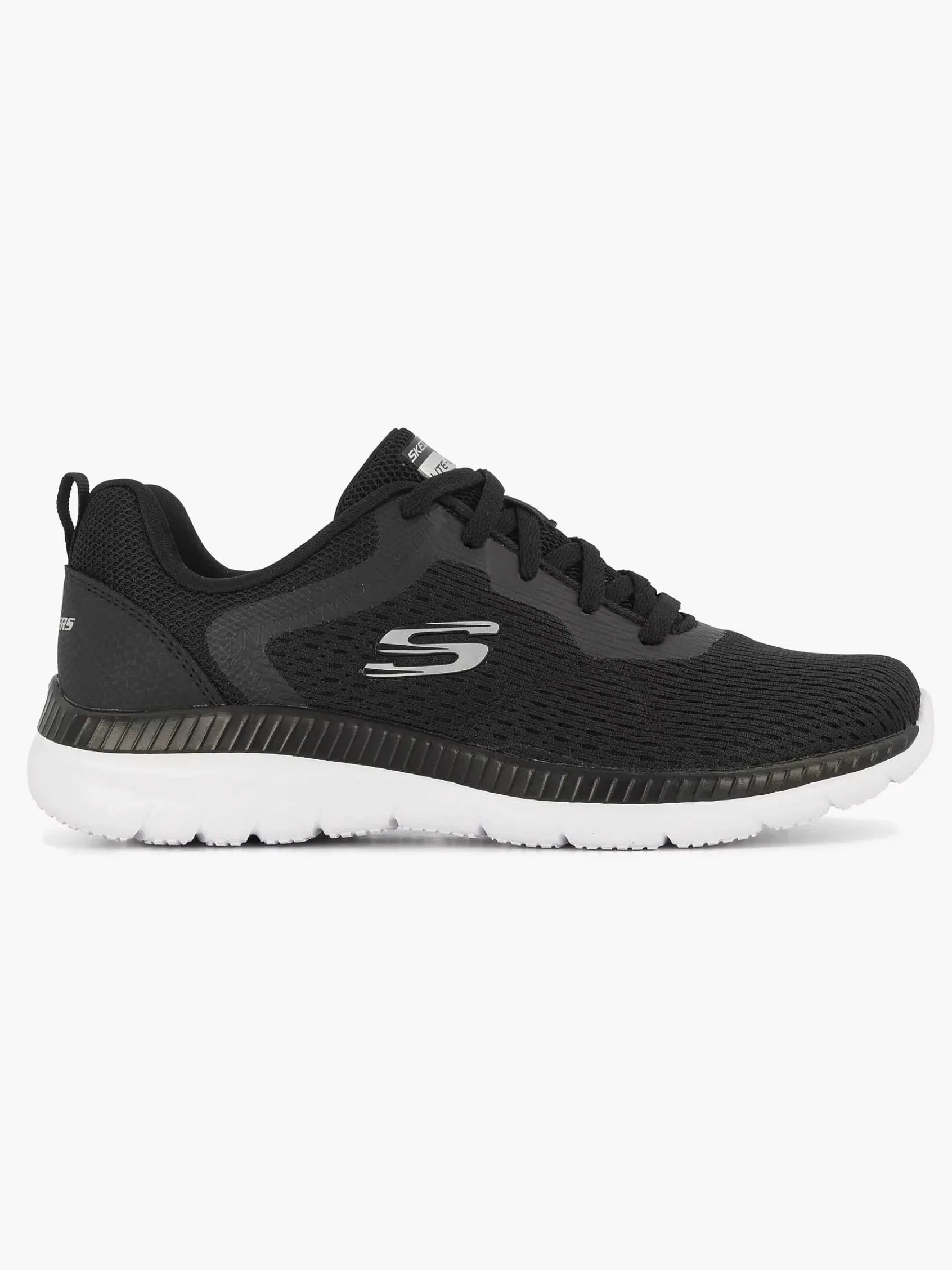 Skechers Sneakers-Zwarte Sneaker Memory Foam