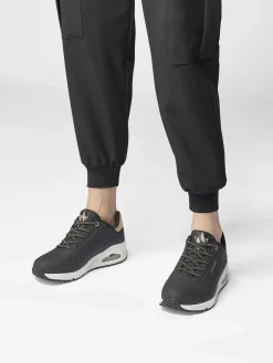 Skechers Sneakers-Zwarte Sneaker Memory Foam