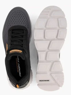 Skechers Sneakers-Zwarte Sneaker Memory Foam