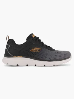 Skechers Sneakers-Zwarte Sneaker Memory Foam