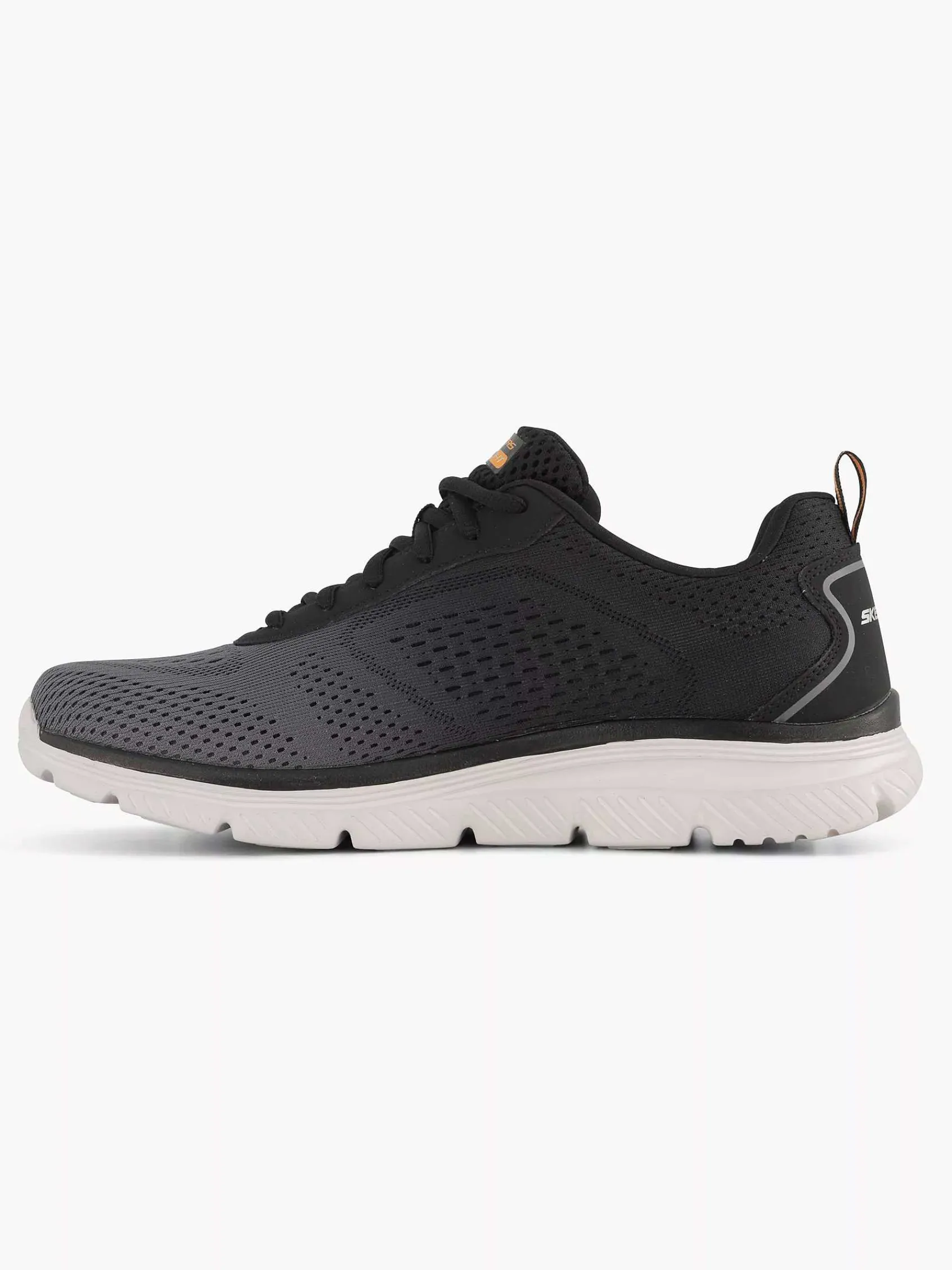 Skechers Sneakers-Zwarte Sneaker Memory Foam