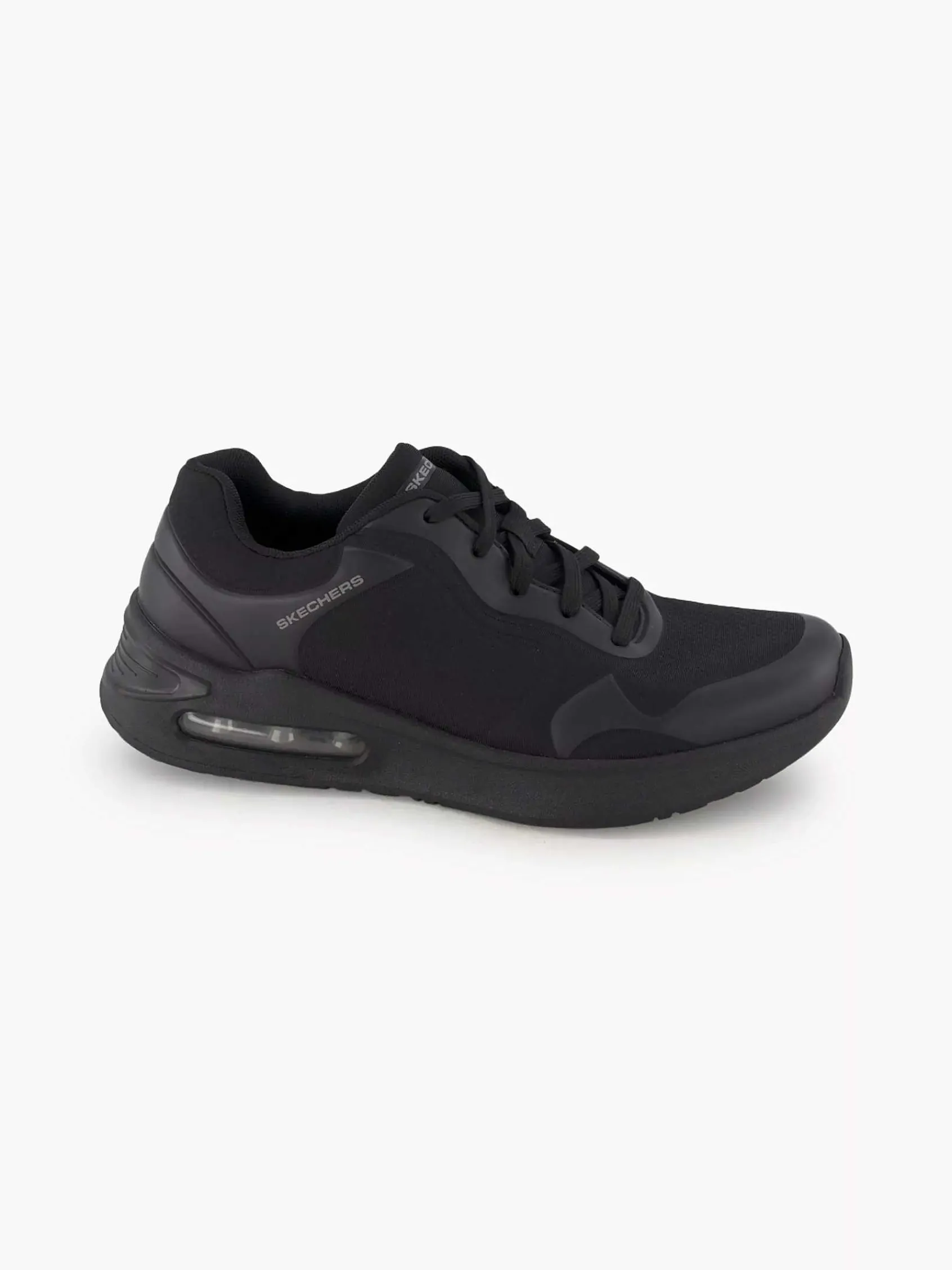 Skechers Sneakers-Zwarte Sneaker Memory Foam