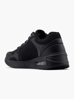 Skechers Sneakers-Zwarte Sneaker Memory Foam
