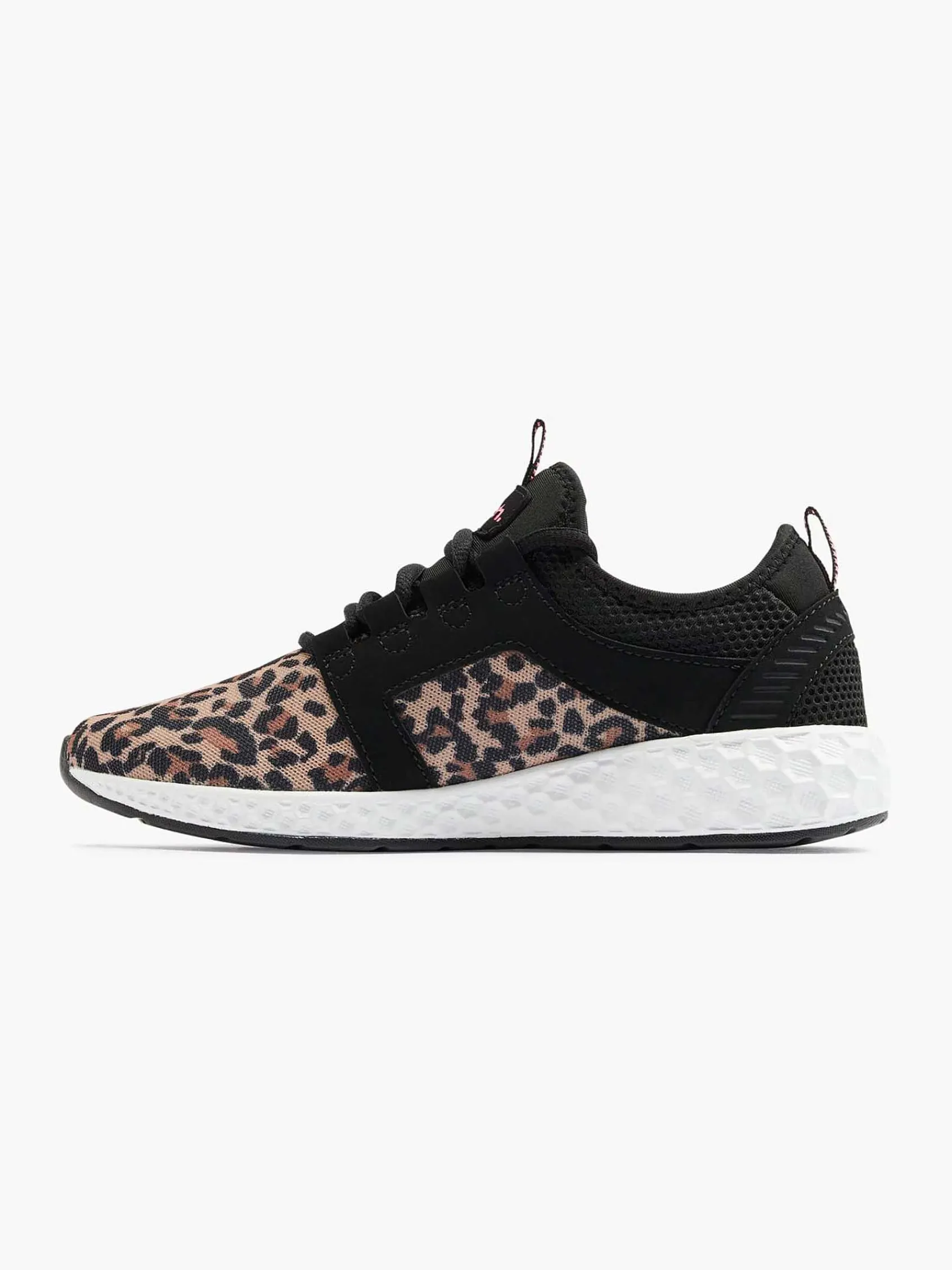 Bench Sneakers-Zwarte Sneaker Panterprint