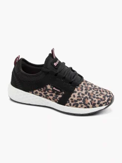 Bench Sneakers-Zwarte Sneaker Panterprint