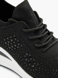 Graceland Sneakers-Zwarte Sneaker Steentjes