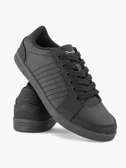 Graceland Sneakers-Zwarte Sneaker Stiksels
