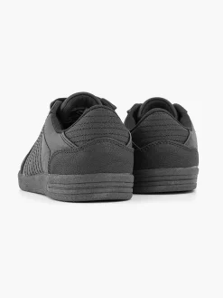 Graceland Sneakers-Zwarte Sneaker Stiksels