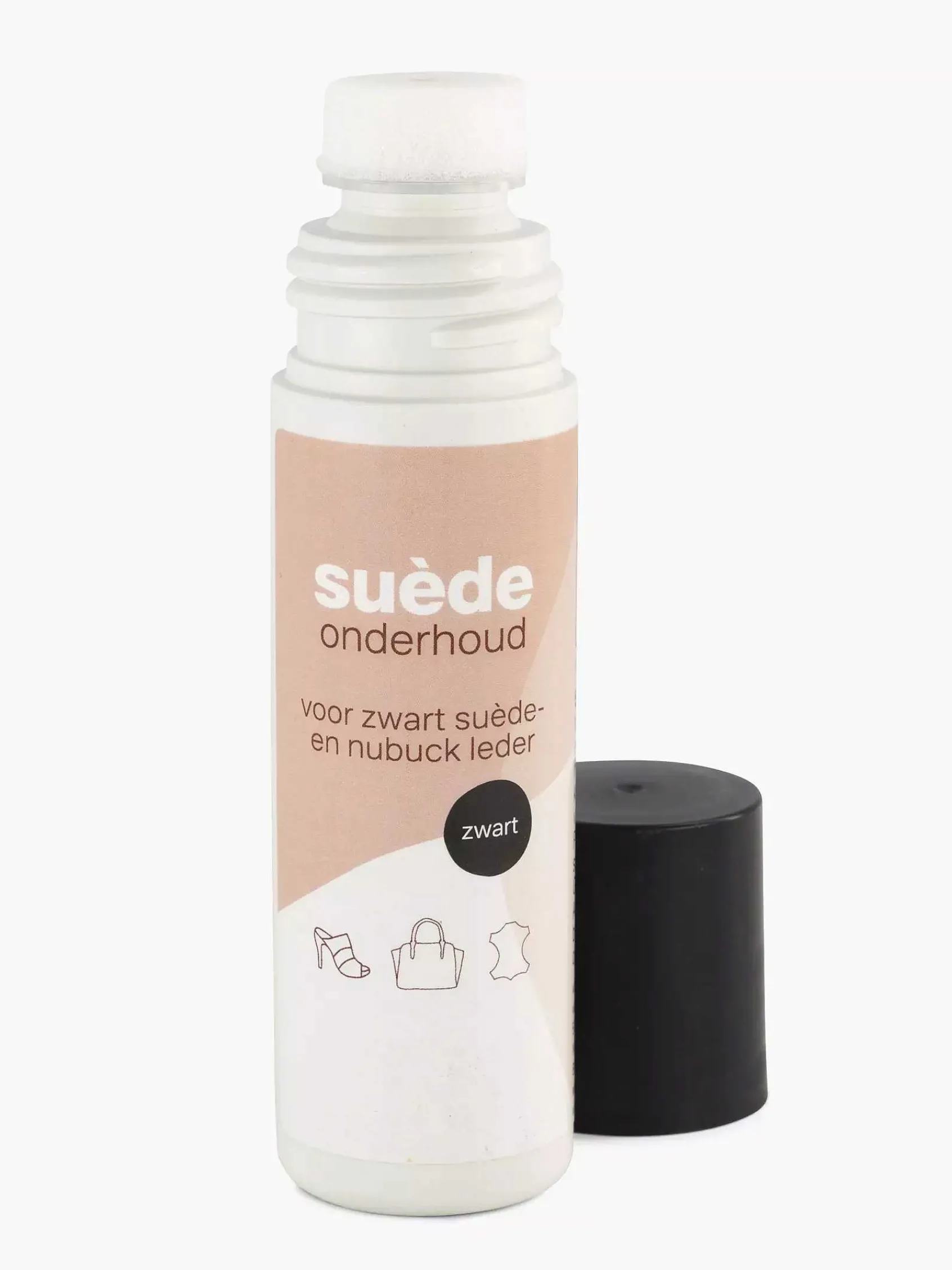 vanHaren Jongensschoenen-Zwarte Suede Onderhoud Lotion Depper