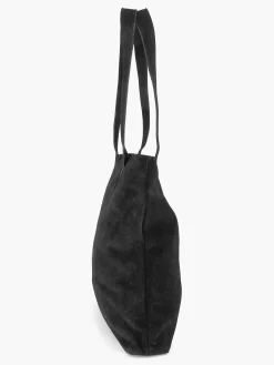5th Avenue Online Exclusive Accessoires-Zwarte Suede Schoudertas