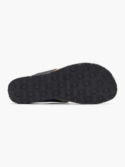Graceland Slippers-Zwarte Teenslipper
