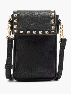 Oxmox Online Exclusive Accessoires-Zwarte Telefoontas Studs