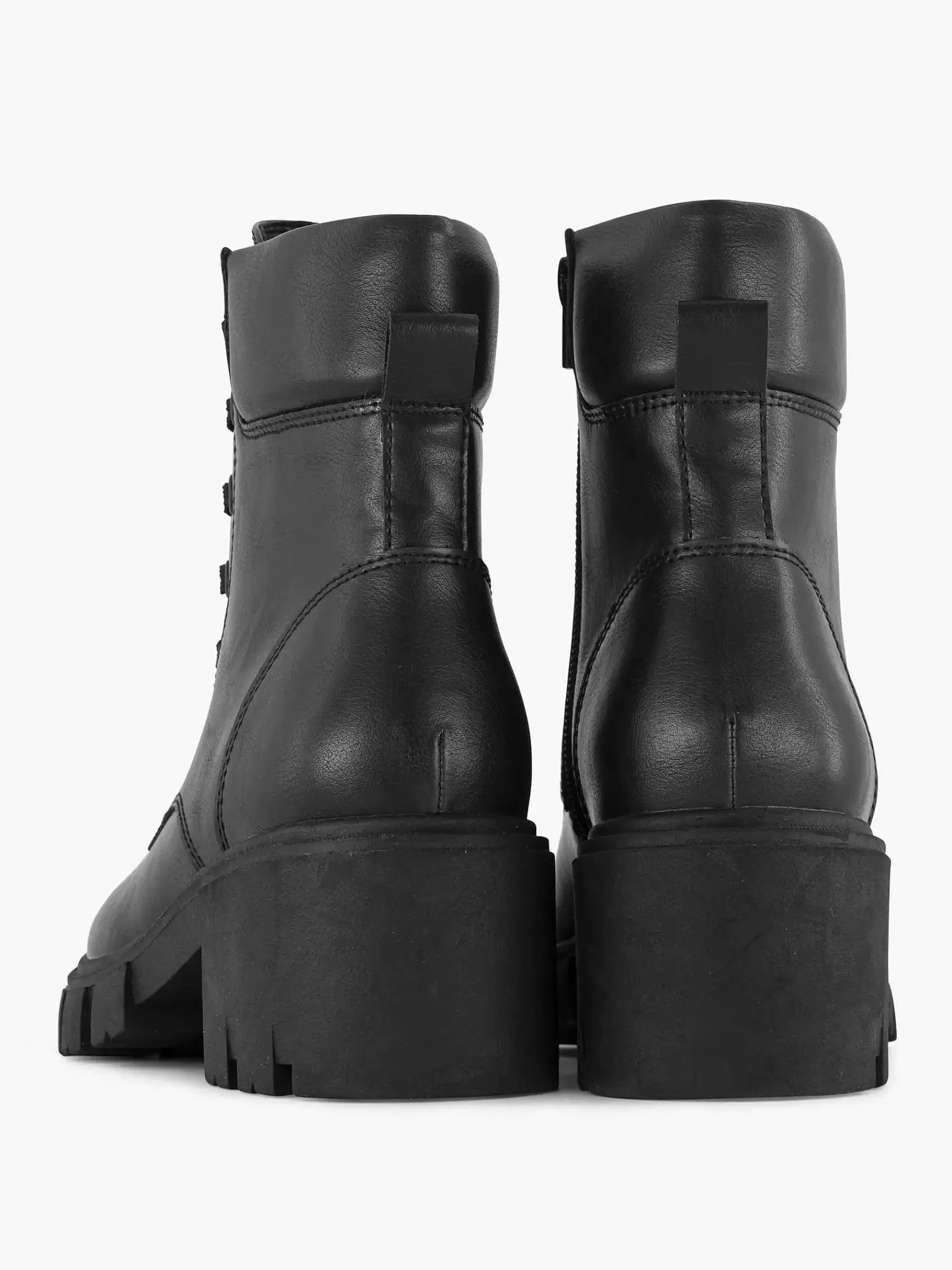 Graceland Enkellaarzen & Boots-Zwarte Veterboot